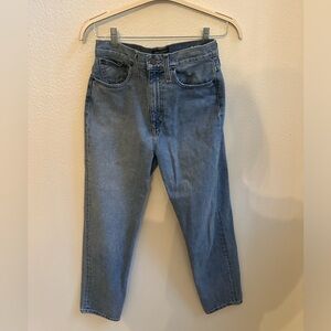 Something navy mom jeans